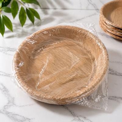 Eco-Friendly Disposable Plates | Heavy Duty Brown Paper Plates 20pcs
